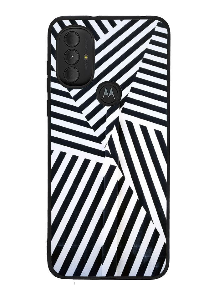 Black And White Motorola Moto G Pure 2021 , Moto G Power 2022 Case OV10650