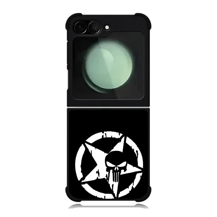 Punisher Black Samsung Galaxy Z Flip 6 5G 2024 Case OV10400