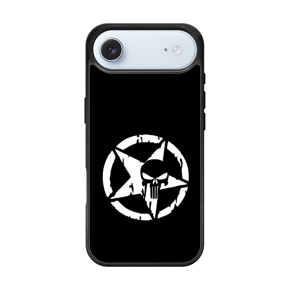 Punisher Black iPhone Air Case QC10400