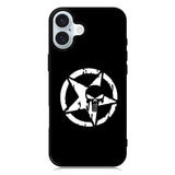 Punisher Black iPhone 16 Case QC10400