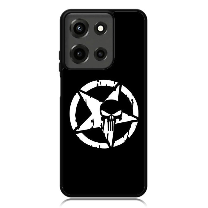 Punisher Black Motorola Moto G 5G 2025 Case OV10400