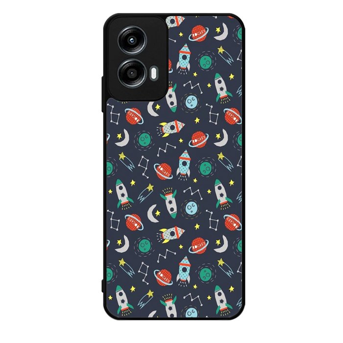 Rocket Pattern Motorola Moto G Play 2024 Case OV10407