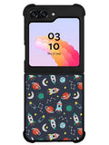 Rocket Pattern Samsung Galaxy Z Flip 5 5G 2023 Case OV10407