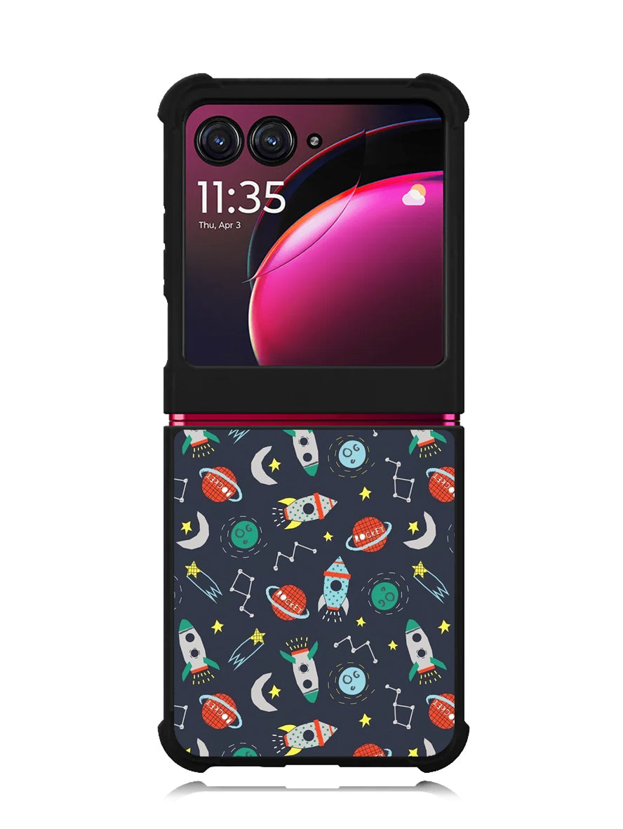 Rocket Pattern Motorola Moto Razr Plus 2023 , Moto Razr+ 2023 Case OV10407