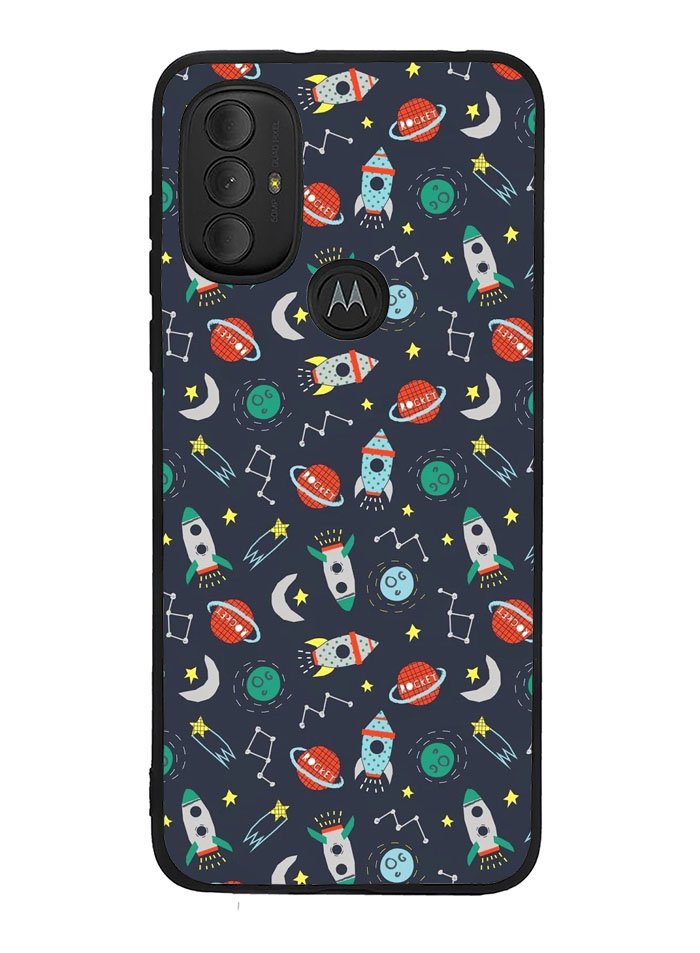 Rocket Pattern Motorola Moto G Pure 2021 , Moto G Power 2022 Case OV10407