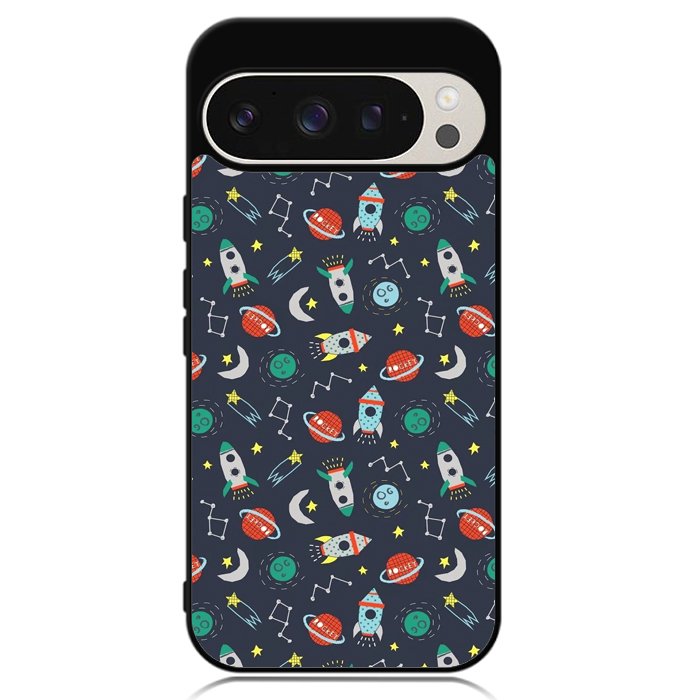 Rocket Pattern Google Pixel 9 Pro XL Case OV10407