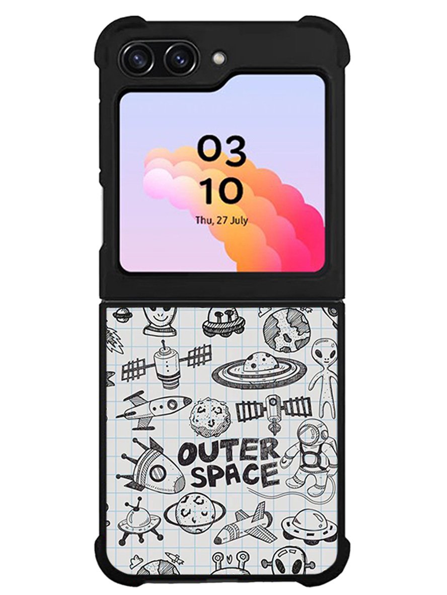 Outer Space Samsung Galaxy Z Flip 5 5G 2023 Case OV10535