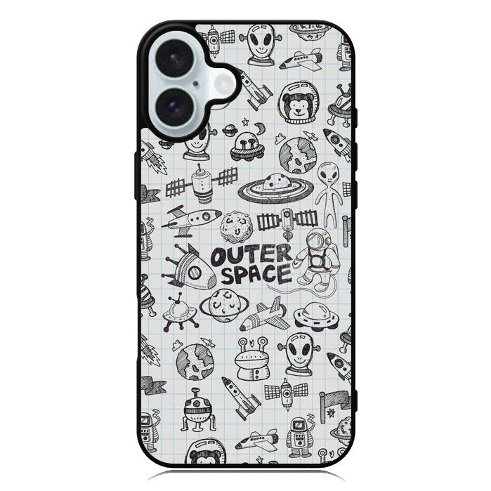 Outer Space iPhone 16 Plus Case QC10535