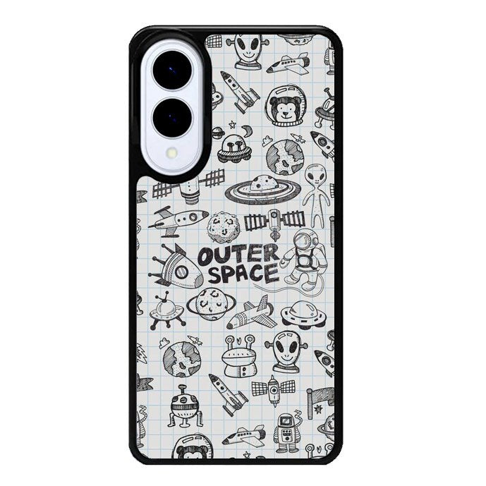 Outer Space Samsung Galaxy S25 Edge 5G Case OV10535