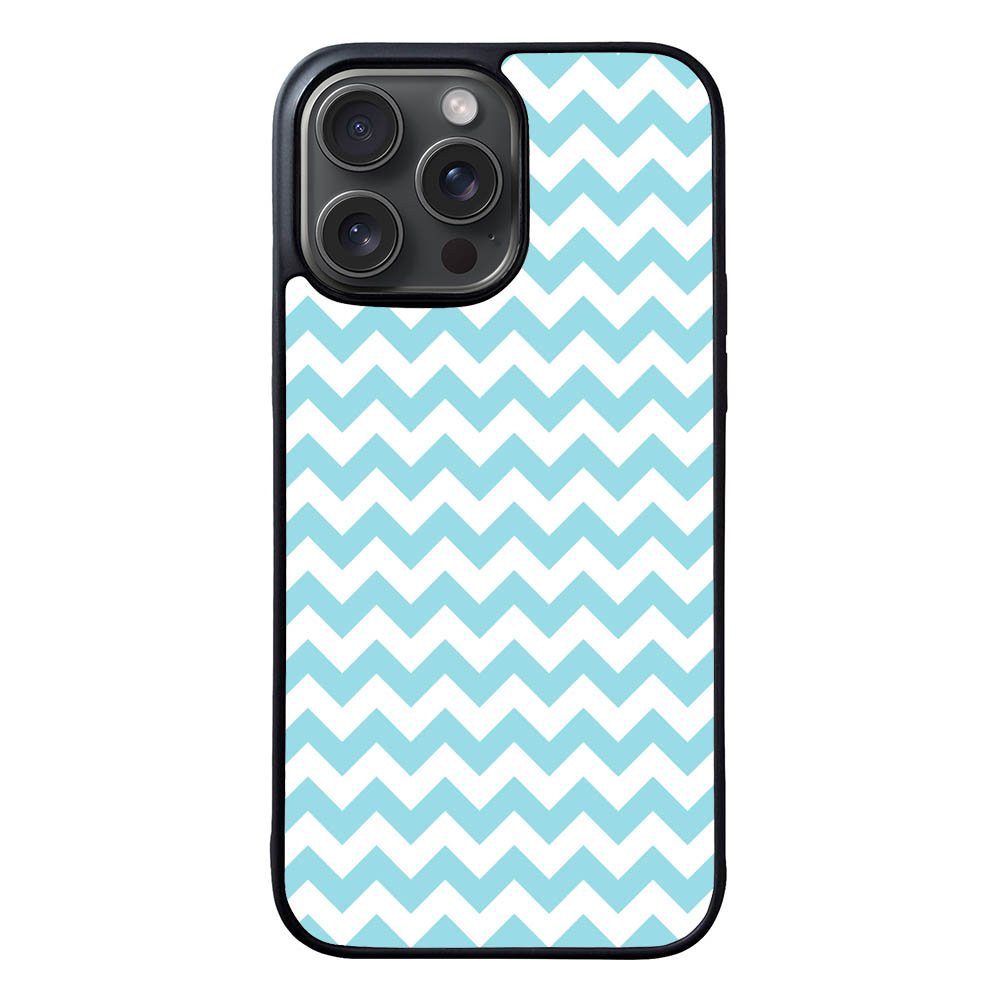 Chevron Blue White FLF0466 iPhone 15 Pro Max Case