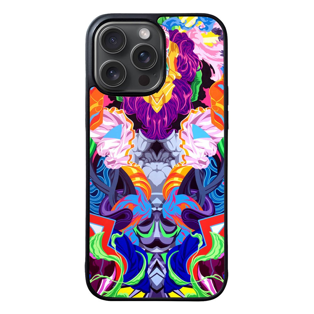 Abstract Colorful FLF0487 iPhone 15 Pro Max Case