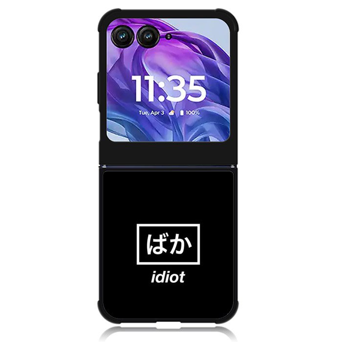Idiot Simple Quotes Motorola Moto Razr Plus 2024 , Moto Razr+ 2024 Case OV11222