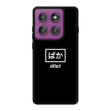 Idiot Simple Quotes Motorola Moto Edge 60 Pro Case OV11222