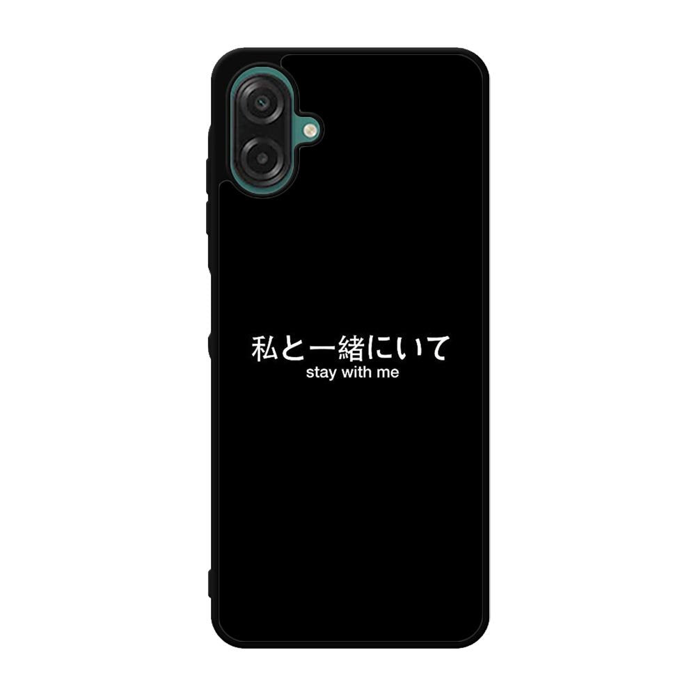 Stay With Me Simple Quotes Samsung Galaxy A07 Case OV11226