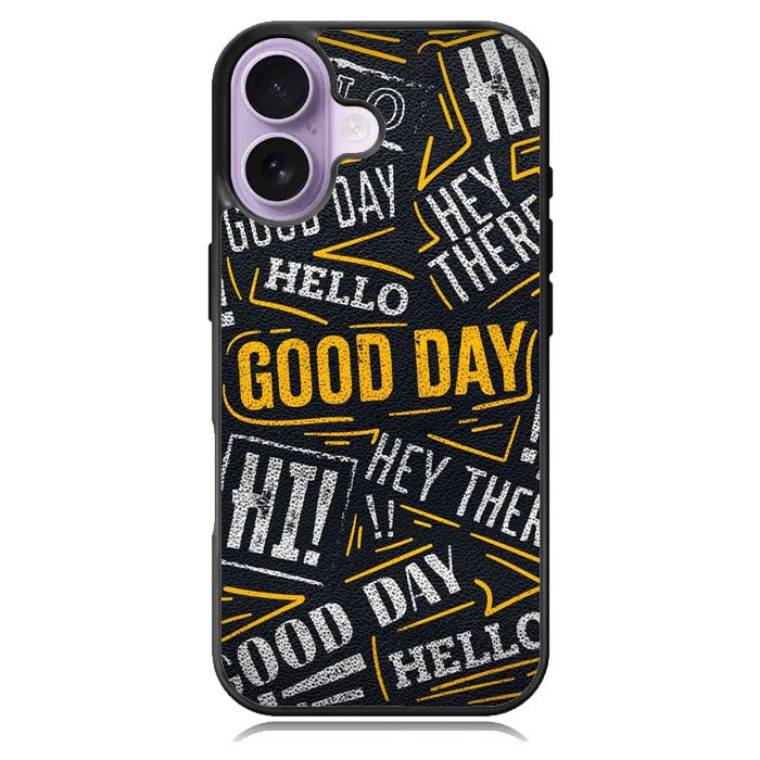 Hello Good Day iPhone 17 Case OV11220