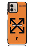 Off White Orange Motorola Moto G Stylus 5G 2023 Case OV11223