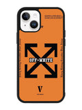 Off White Orange iPhone 14 Plus Case QC11223