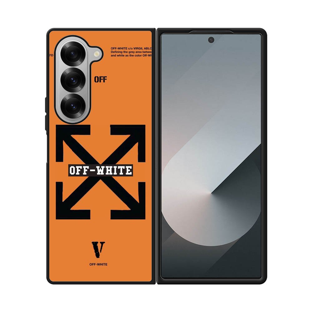 Off White Orange Samsung Galaxy Z Fold 7 5G Case OV11223