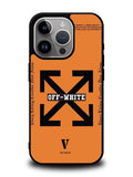 Off White Orange iPhone 14 Pro Max Case QC11223