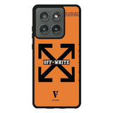 Off White Orange Motorola Moto Edge 2025 Case OV11223