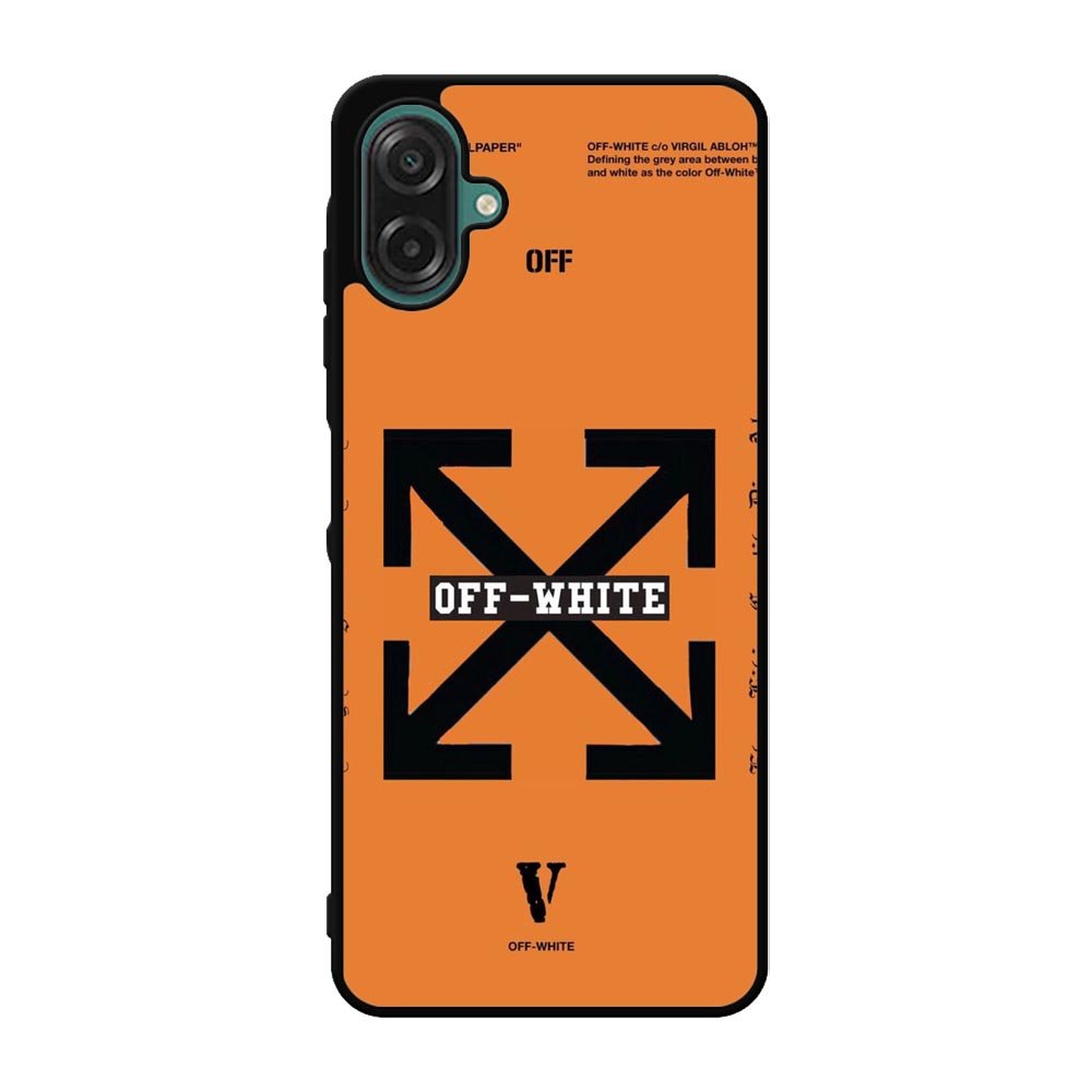 Off White Orange Samsung Galaxy A07 Case OV11223