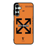 Off White Orange Samsung Galaxy A16 Case OV11223