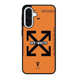 Off White Orange Samsung Galaxy A56 5G Case RC11223