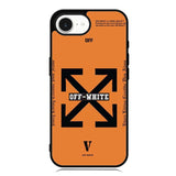 Off White Orange iPhone 16e Case OV11223