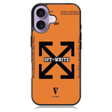 Off White Orange iPhone 17 Case OV11223