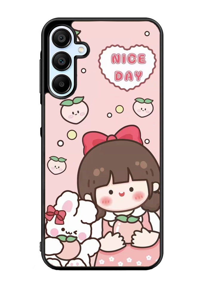 Peach Cute Nice Day Samsung Galaxy A15 5G Case OV11224