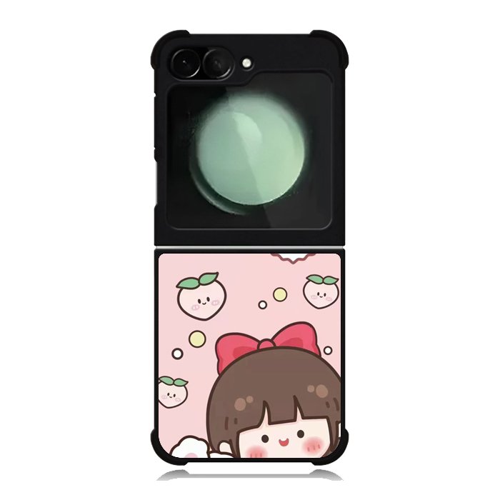 Peach Cute Nice Day Samsung Galaxy Z Flip 6 5G 2024 Case OV11224