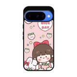 Peach Cute Nice Day Google Pixel 10 Case QC11224