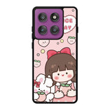 Peach Cute Nice Day Motorola Moto Edge 60 Pro Case QC11224