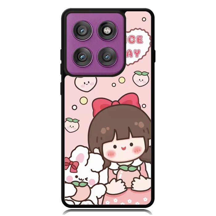 Peach Cute Nice Day Motorola Moto Edge 2025 | Moto Edge 60 Fusion | Moto Edge 60 Pro Case OV11224