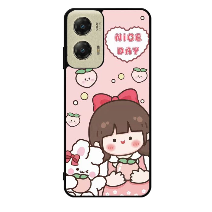 Peach Cute Nice Day Motorola Moto G Stylus 5G 2024 Case OV11224