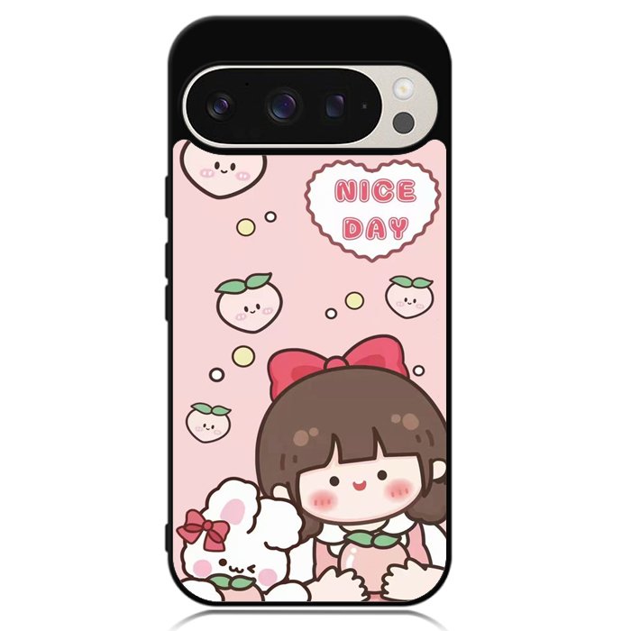 Peach Cute Nice Day Google Pixel 9 Pro XL Case OV11224