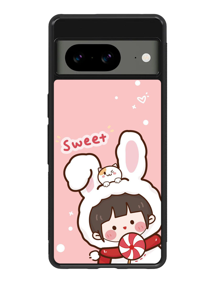 Cute Rabbit Sweet Google Pixel 8 Case QC11206