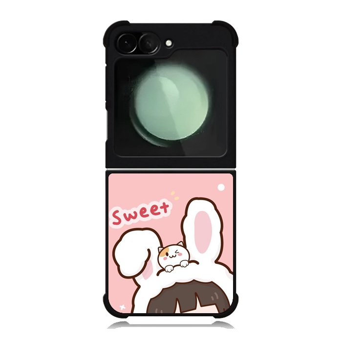 Cute Rabbit Sweet Samsung Galaxy Z Flip 6 5G 2024 Case OV11206