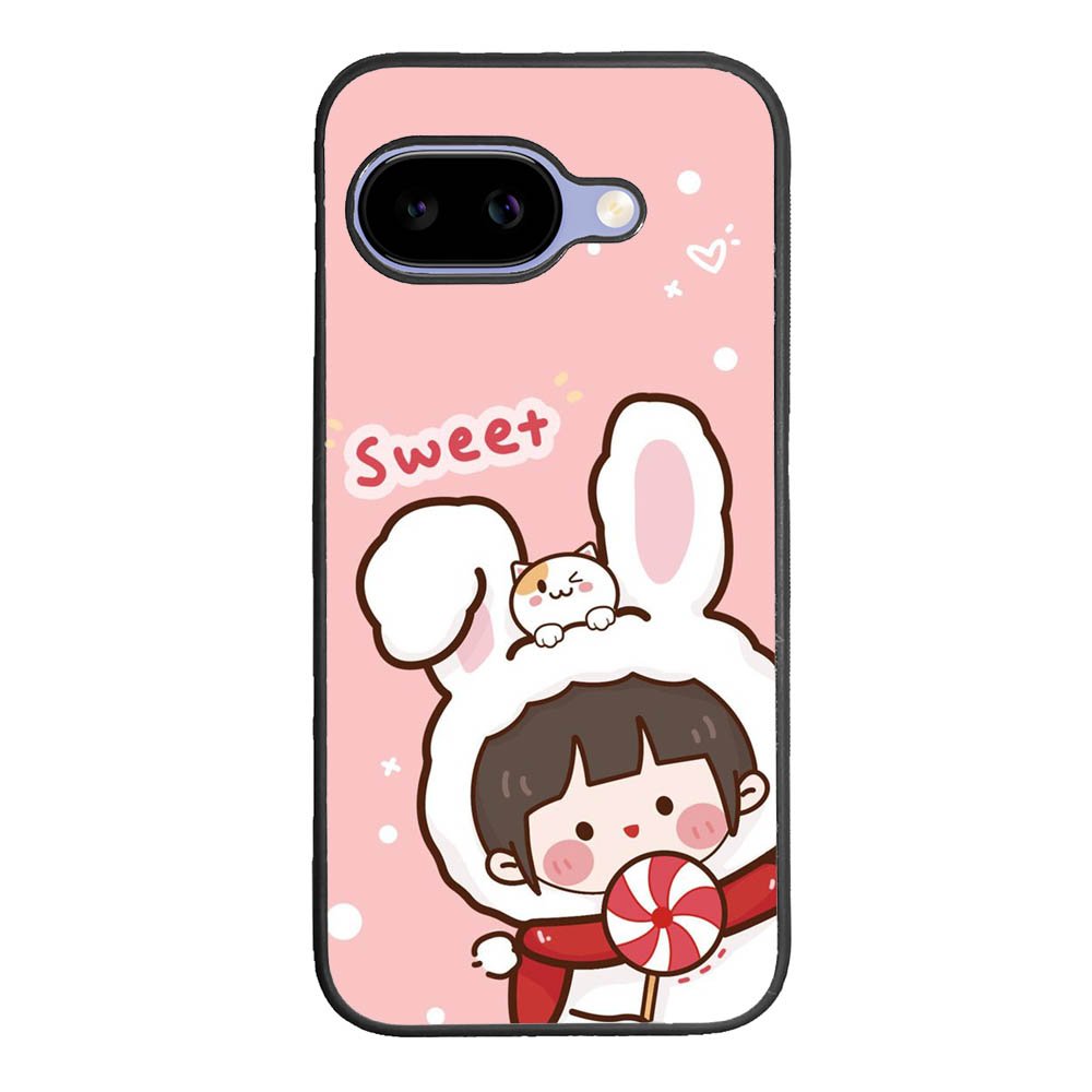 Cute Rabbit Sweet Google Pixel 10A Case QC11206
