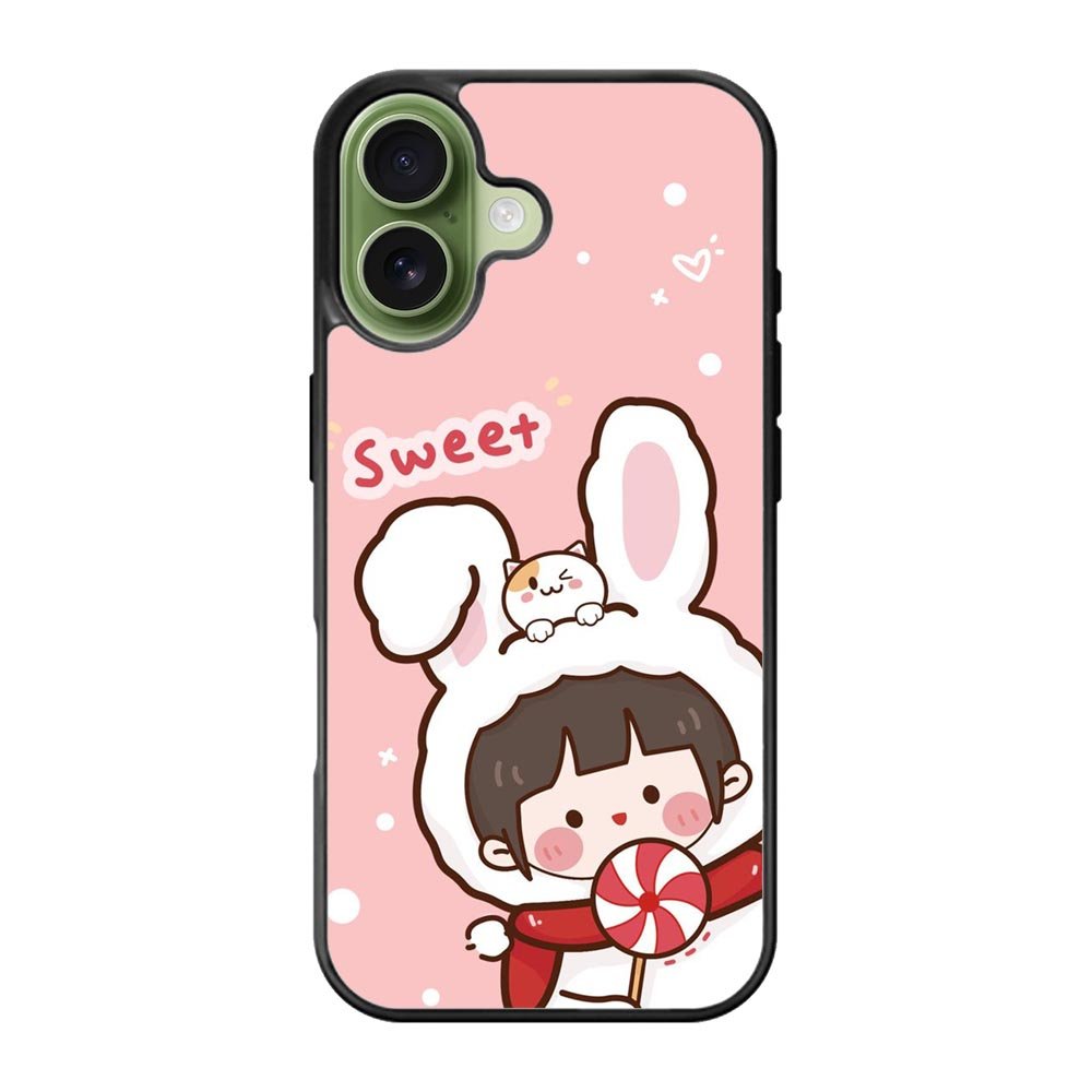 Cute Rabbit Sweet iPhone 17 Case QC11206