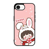 Cute Rabbit Sweet iPhone 17e Case QC11206