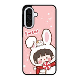 Cute Rabbit Sweet Samsung Galaxy A36 5G Case RC11206