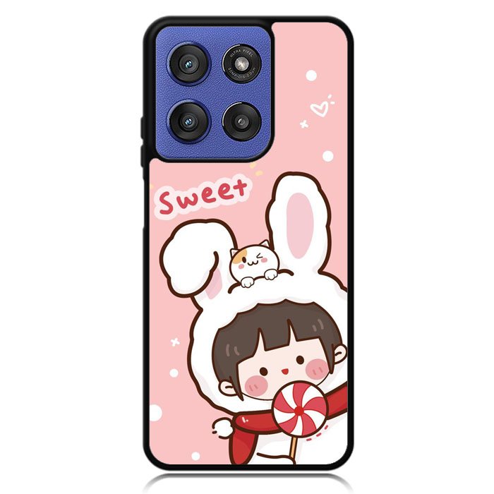 Cute Rabbit Sweet Motorola Moto G Stylus 5G 2025 Case OV11206