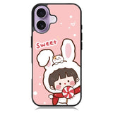 Cute Rabbit Sweet iPhone 17 Case OV11206