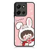 Cute Rabbit Sweet Motorola Moto G 5G 2025 Case OV11206