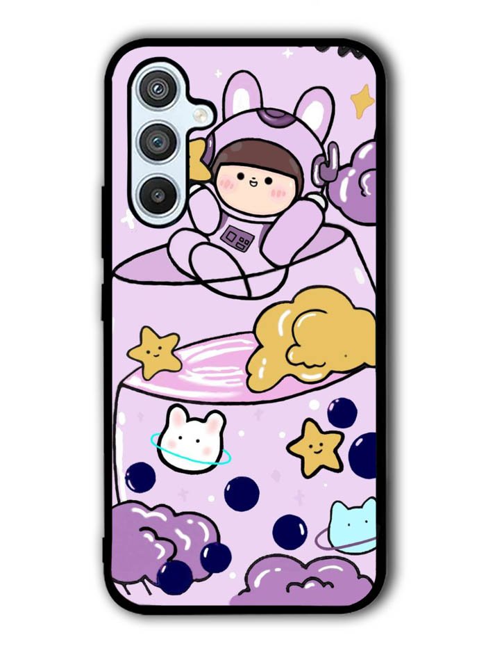 Cute Purple Bobba Samsung Galaxy A14 5G Case QC11205