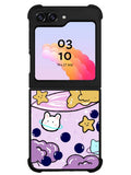 Cute Purple Bobba Samsung Galaxy Z Flip 5 5G 2023 Case OV11205