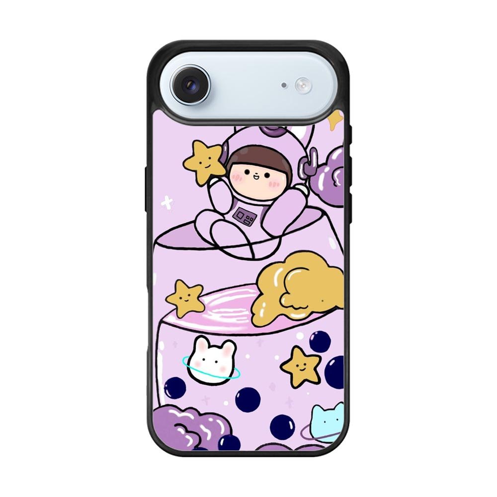 Cute Purple Bobba iPhone Air Case OV11205