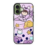 Cute Purple Bobba iPhone 17 Case OV11205