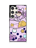 Cute Purple Bobba Samsung Galaxy S25 Ultra 5G Case QC11205